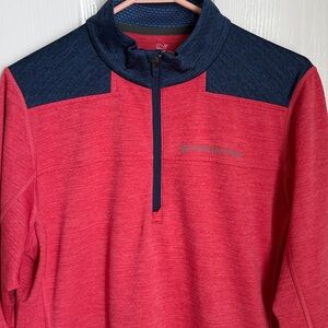 Boy’s Vineyard Vines Quarter Zip Pullover, Size 18 (XL)